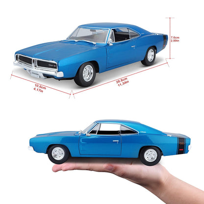 Diecast Car, Maisto 1969 Dodge Charger R/T Die-Cast Model 1:24 Scale Collectible