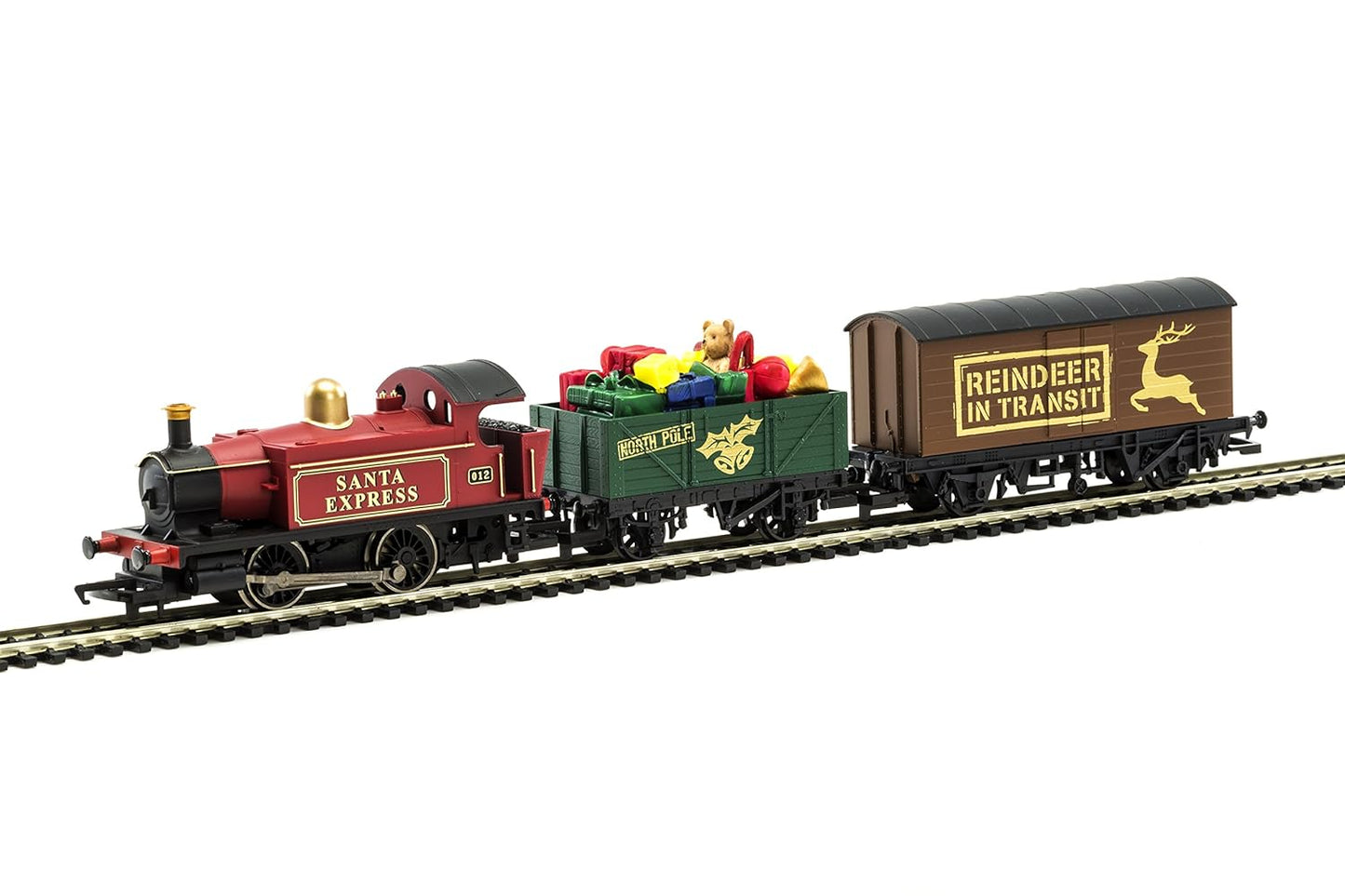 Hornby Hobbies R1248 Santa’s Express Electric Train Set | OO Gauge Christmas Railway Toy with Track & Controller