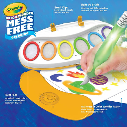 (Outer Box is Little Damage) Crayola Color Wonder Mess-Free Magic Light Brush