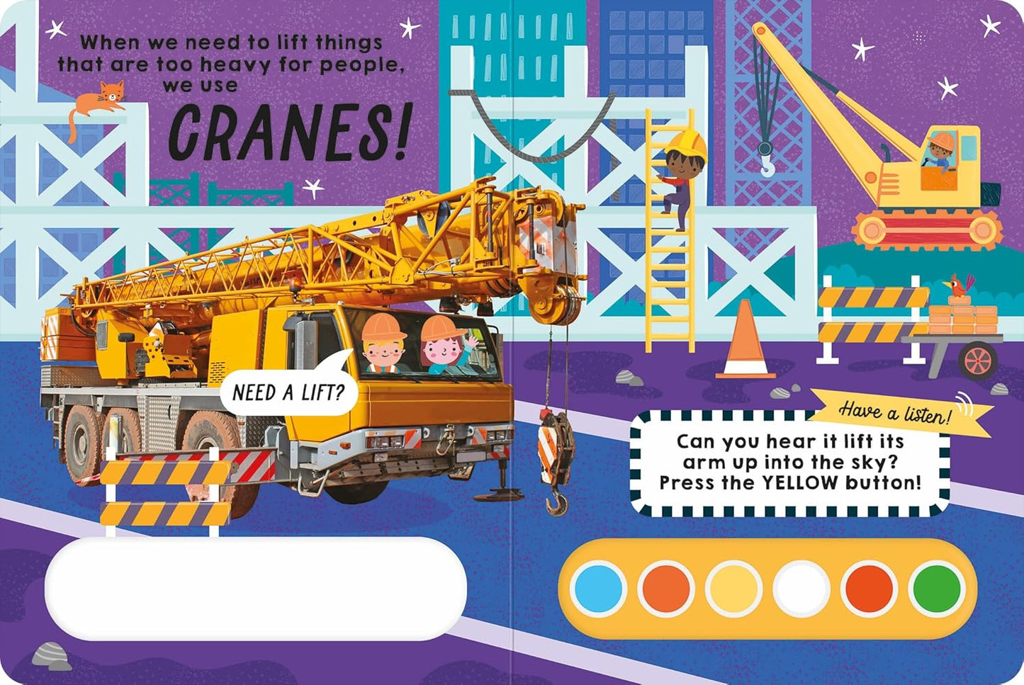 North Parade Time to Build! Light & Sound Construction Book for Kids