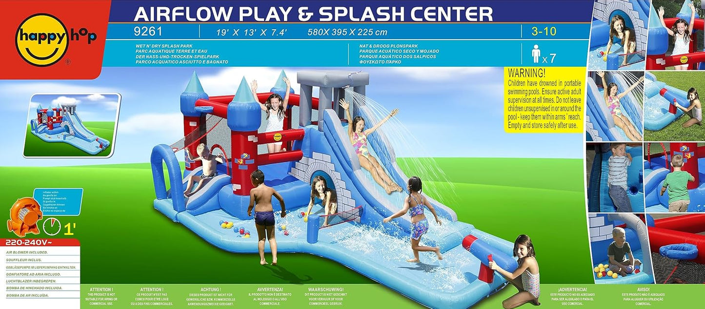 Happy Hop Splash Park Happy Air 9261 Bouncy Castle