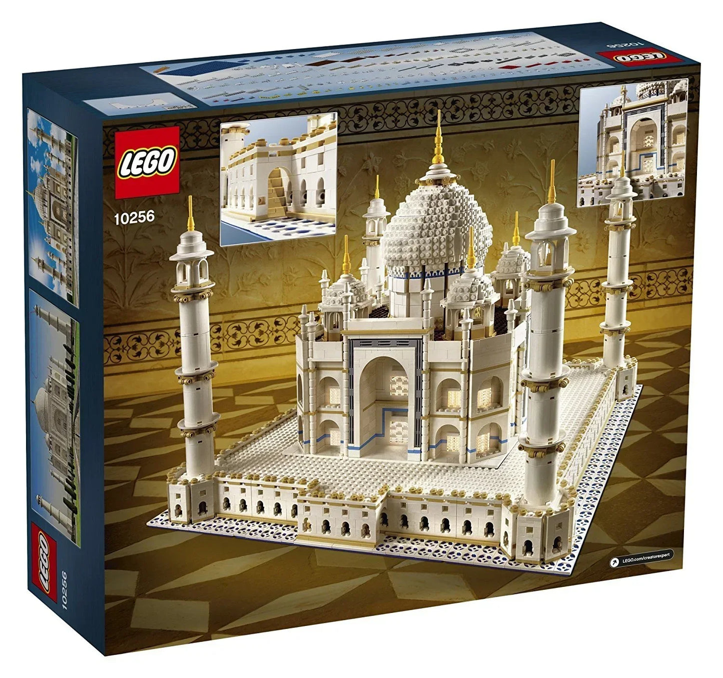 LEGO Creator Expert 10256 Taj Mahal Building Kit&amp;Architecture Model (5923 Pieces),White