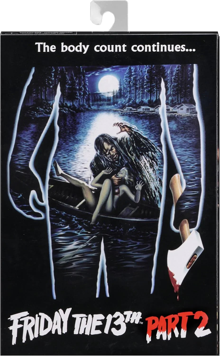 Friday the 13th Part 2 Slasher Action Figure – 7 Inch Horror Collectible Figure with Weapons & Accessories