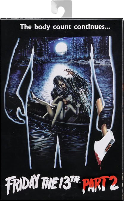 Friday the 13th Part 2 Slasher Action Figure – 7 Inch Horror Collectible Figure with Weapons & Accessories