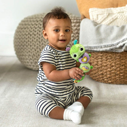 VTech Twist & Explore Caterpillar, Green | Interactive Musical Sensory Learning Toy for Babies 3+ Months