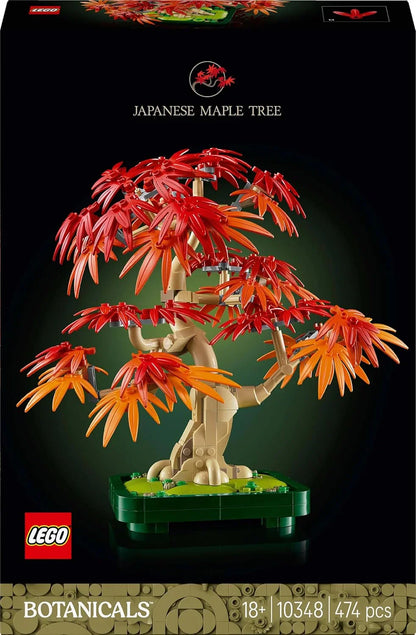 LEGO 10348 Botanicals Japanese Red Maple Bonsai Tree Building Set (474 Pieces)