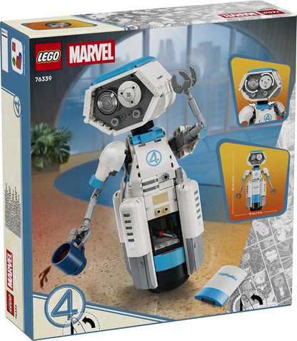 LEGO 76339 Marvel Fantastic Four H.E.R.B.I.E. – Posable Robot Building Set, 747 Pieces, Ages 10+
