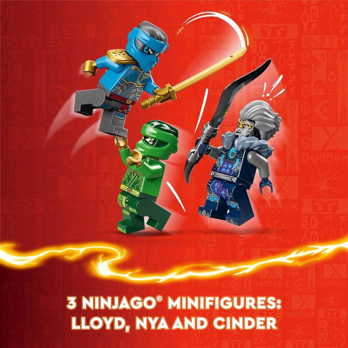 LEGO 71817 NINJAGO Lloyd’s Elemental Power Mech Toy