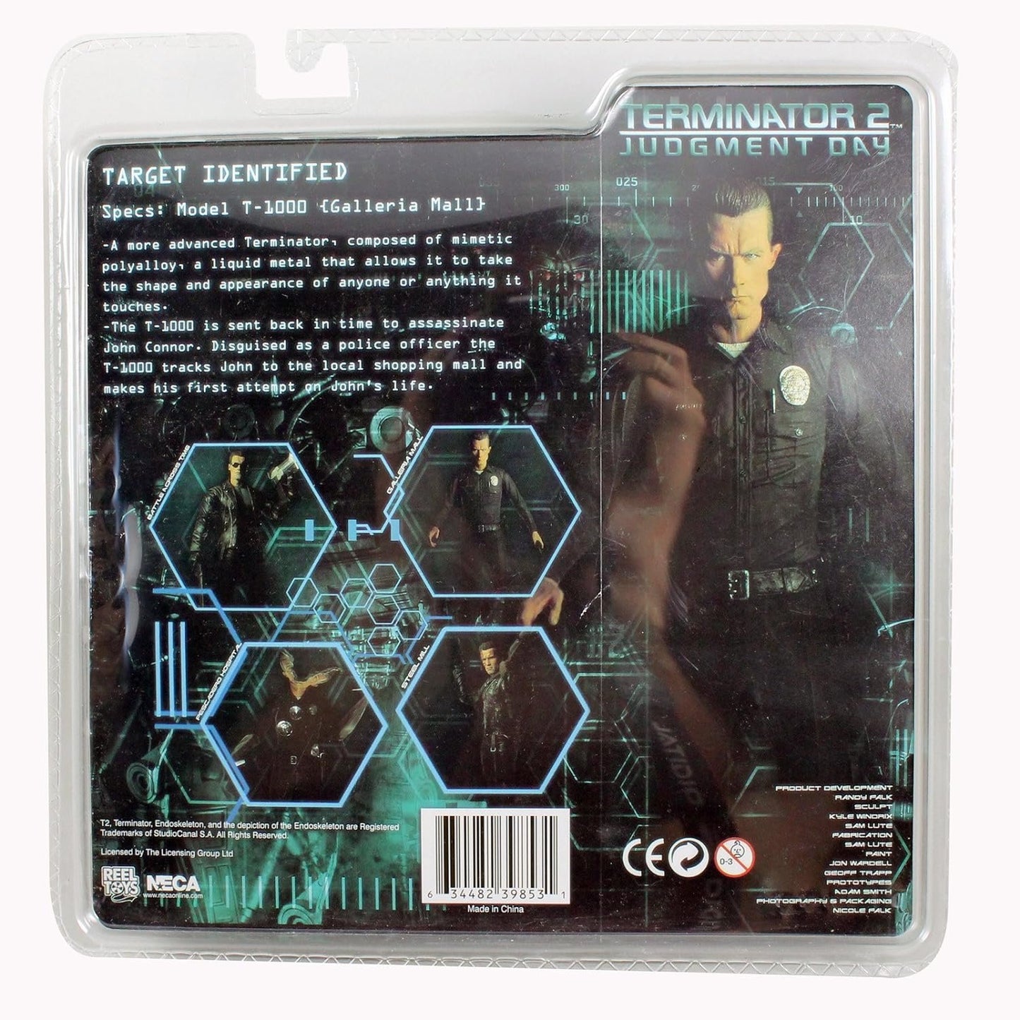 Terminator 2 Series 3 Judjment Day T-1000  Galleria Mall Action Figure