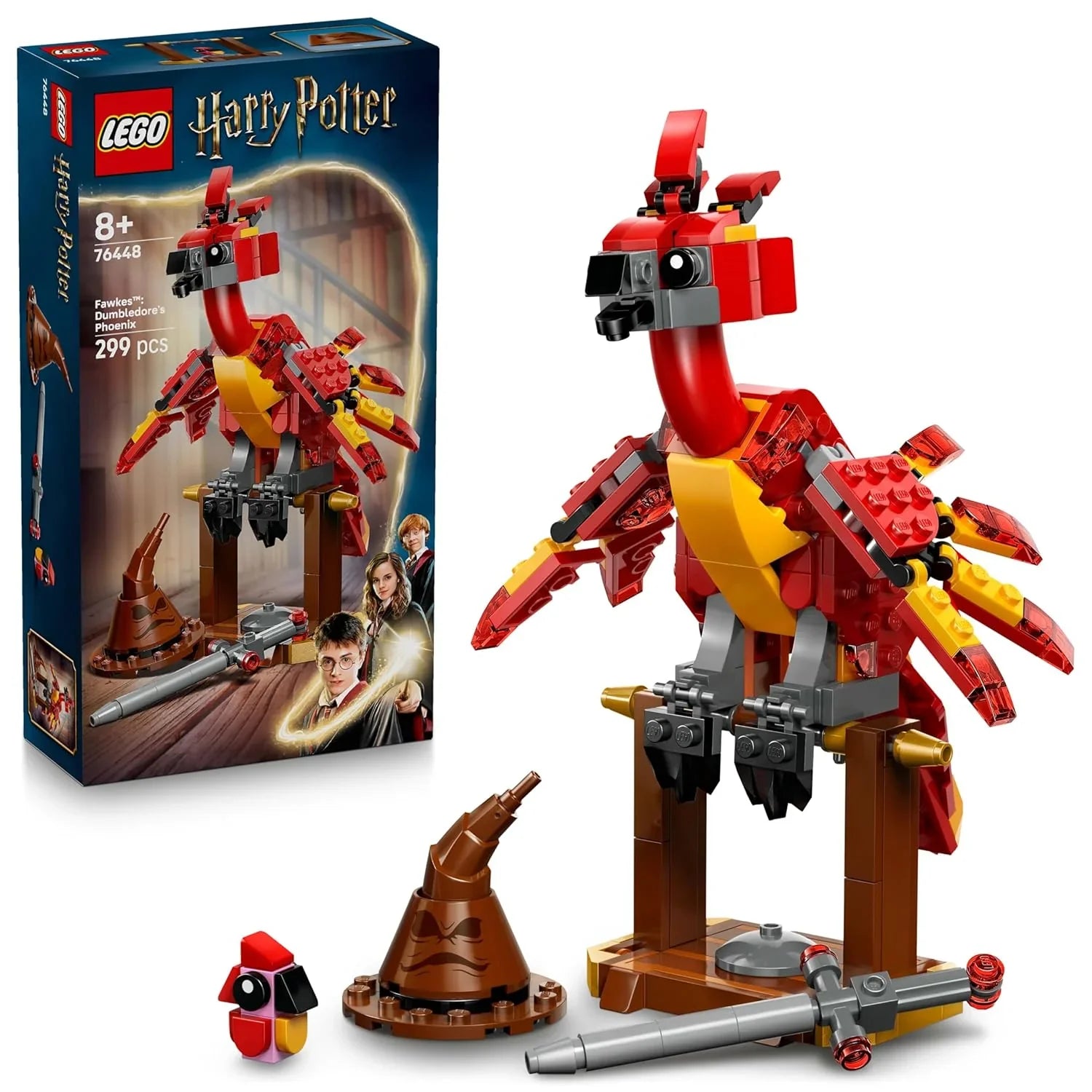 LEGO Harry Potter Fawkes: Dumbledores Phoenix Toy 76448 Building Blocks Toys for 8+ Gift for Boys and Girls - Jaiman Toys