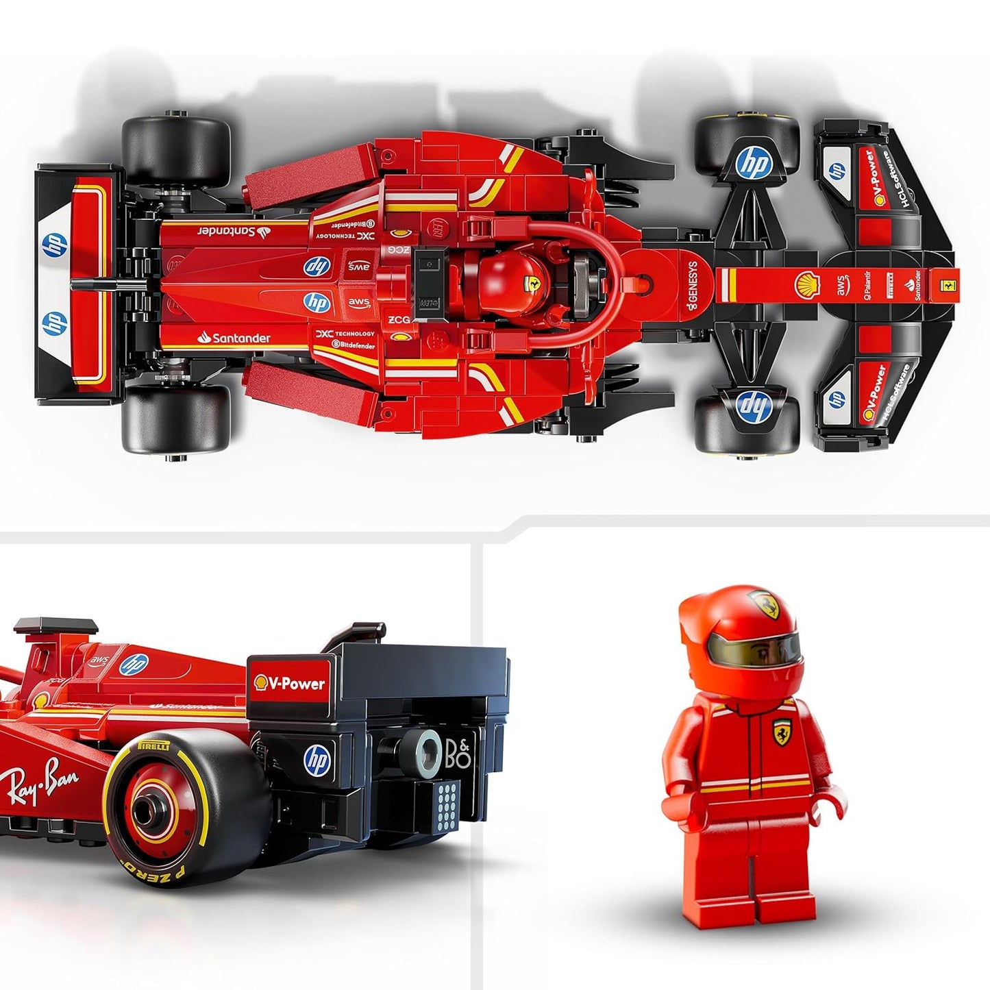 LEGO 77242 Speed Champions Ferrari SF-24 F1 Race Car