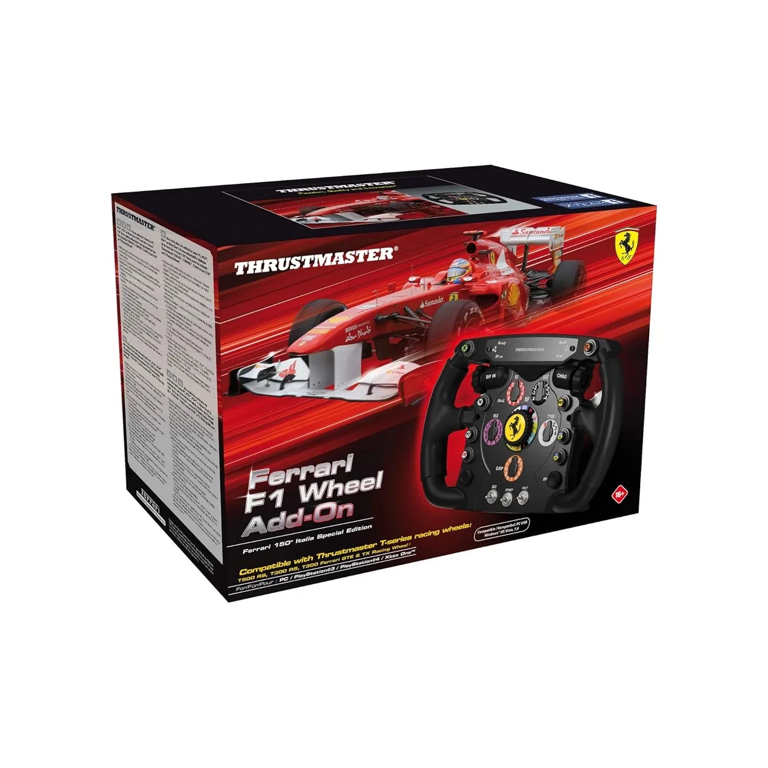 Thrustmaster Ferrari F1 Wheel Add-On – Official F1 Replica Racing Wheel for PC, PS4, PS3 & Xbox One - Jaiman Toys