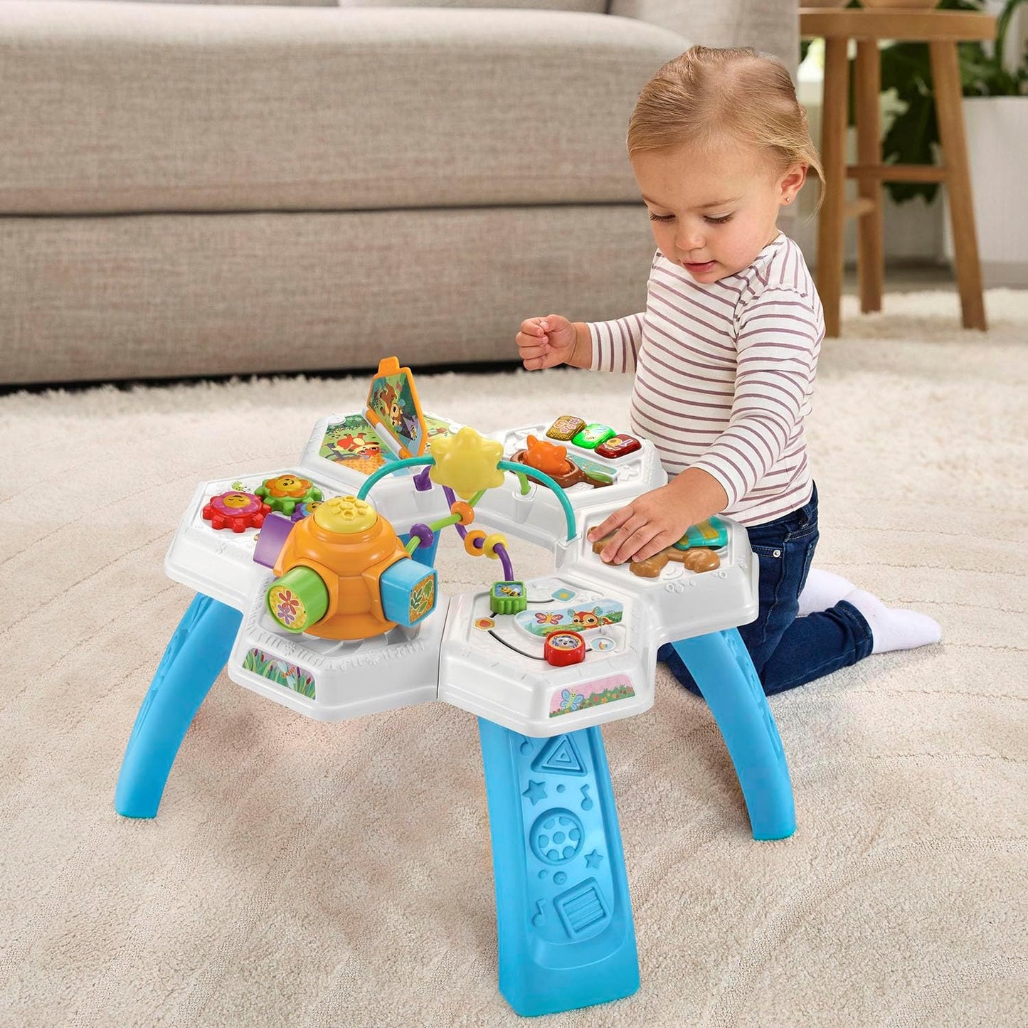 VTech Buzz and Learn Activity Table with Seven Interactive Play Zones
