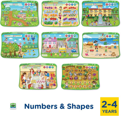 VTech Touch & Learn Activity Desk Deluxe 4-in-1 Pre-Kindergarten Expansion Pack Bundle | 32 Interactive Pages | Educational Learning Cartridge Set for Kids Age 2–4 Years