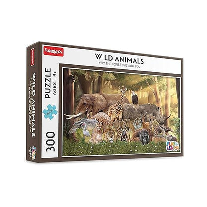 Funskool | Puzzle Wild Animals May the Forest be with you | 300pcs | Age: 9+ | Art No. 9604300 |