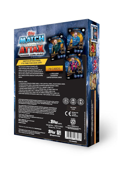 Topps UEFA Champions League Match Attax 2025-26 Trading and Collectible Card Game (Mega Pack Gladiators - Centurians)