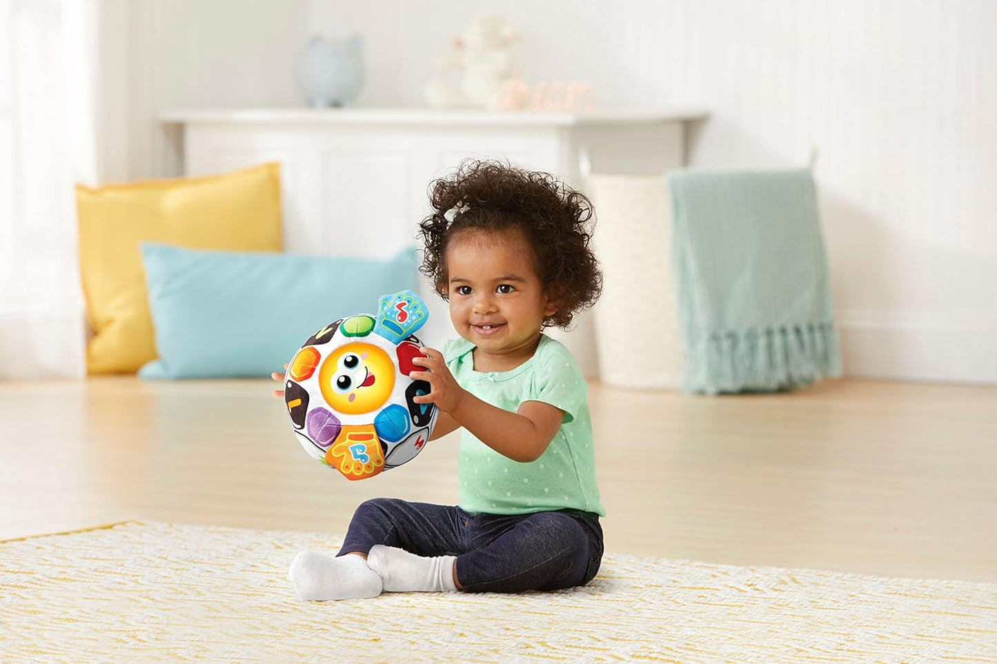 VTech Bright Lights Soccer Ball - For 6 to 36 Months Baby