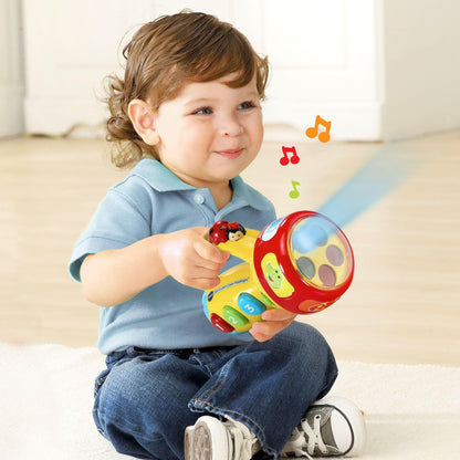 VTech Spin and Learn Color Flashlight | Interactive Educational Flashlight Toy with Colors, Numbers, Animals, Songs & Light-Up Learning for Toddlers