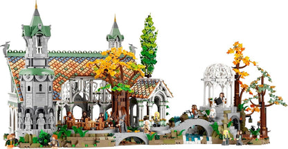 LEGO 10316 Icons Rivendell Building Model Kit :The Lord of The Rings:  for Adults, Construct and Display a Middle-Earth Valley