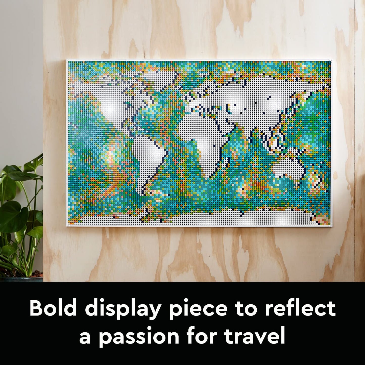 LEGO 31203 Art World Map  Building Kit (11,695 Pieces) | Customizable Wall Art & Home Décor Set for Adults