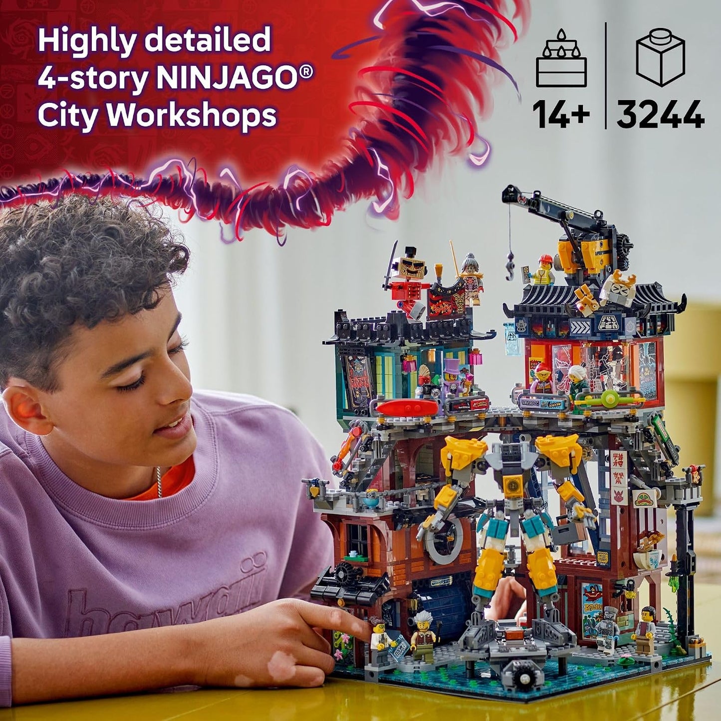 LEGO 71837 NINJAGO City Workshops (3244 Pieces)