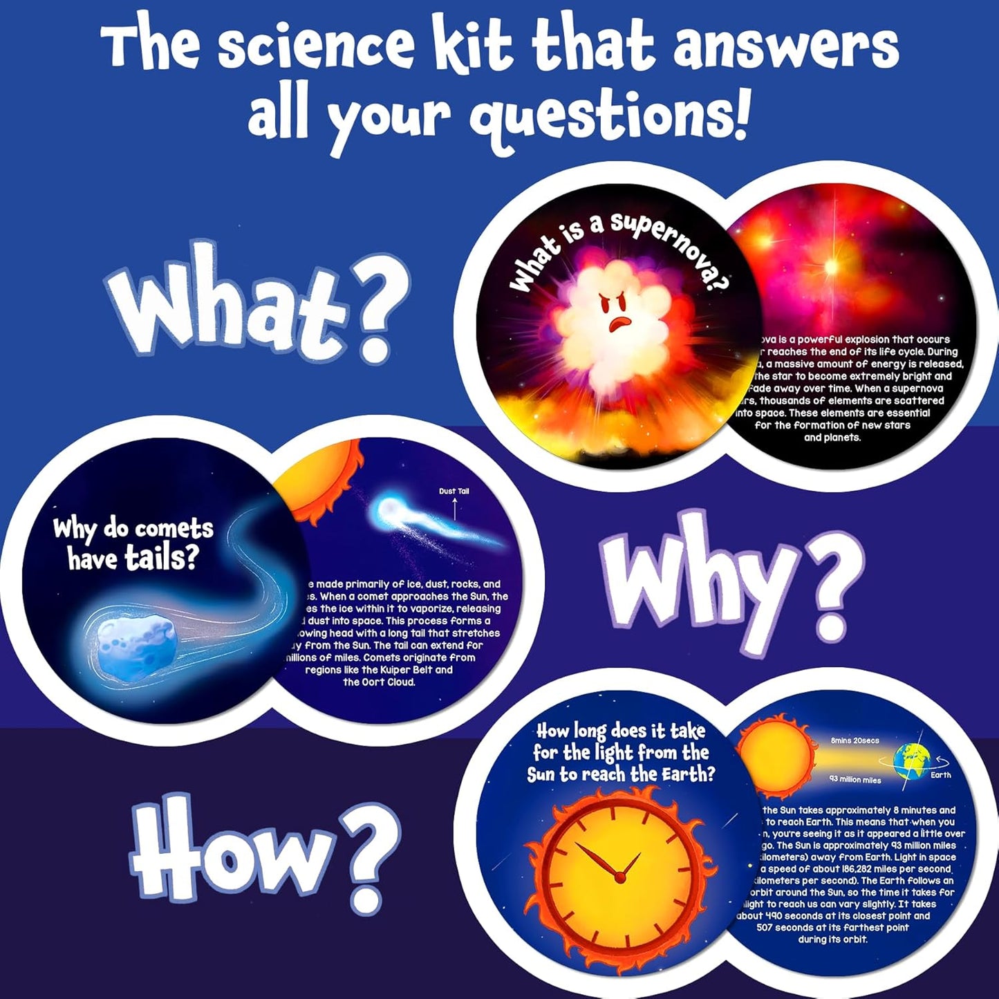 Skillmatics Flash Cards - Science Snippets Space, Learning Resources & Educational Toys for Boys & Girls, Gifts for Ages 7, 8, 9 & Up, 70+ Cards