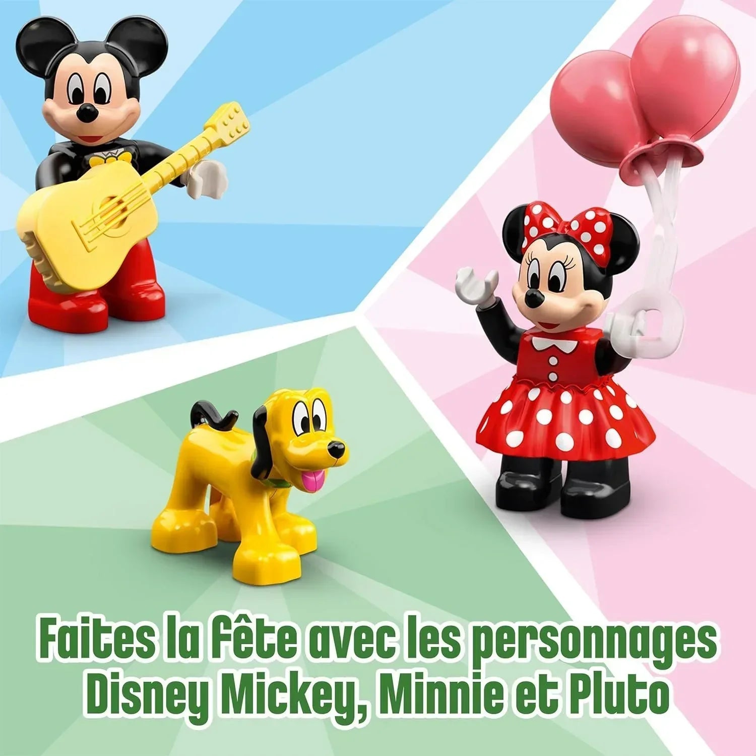 LEGO DUPLO ǀ Disney Mickey &amp; Minnie Birthday Train 10941 Building Toy (22 Pieces) - Jaiman Toys