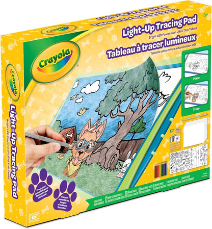 CRAYOLA LIGHT UP TRACING PAD -FUN INDOOR ACTIVITIES FOR KIDS (Multicolor)