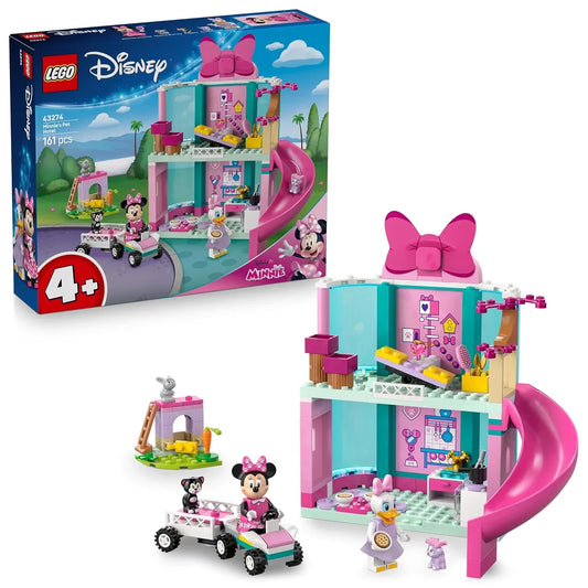 LEGO ǀ Disney Minnie’s Pet Hotel Mickey Mouse Clubhouse Toy Buildable Set 43274 Building Blocks Toys for 4+ Gift for Boys and Girls - Jaiman Toys