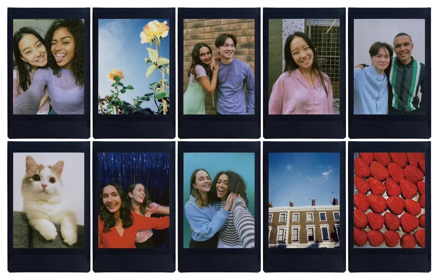 Fujifilm Instax Mini Designer Film – Black Frame Edition (10 Sheets) - Jaiman Toys