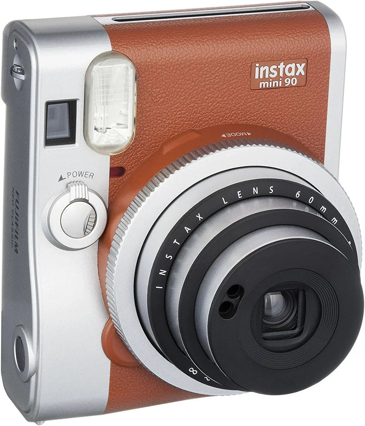 Fujifilm Instax Mini 90 Neo Classic Instant Film Camera – Retro Design  - Brown