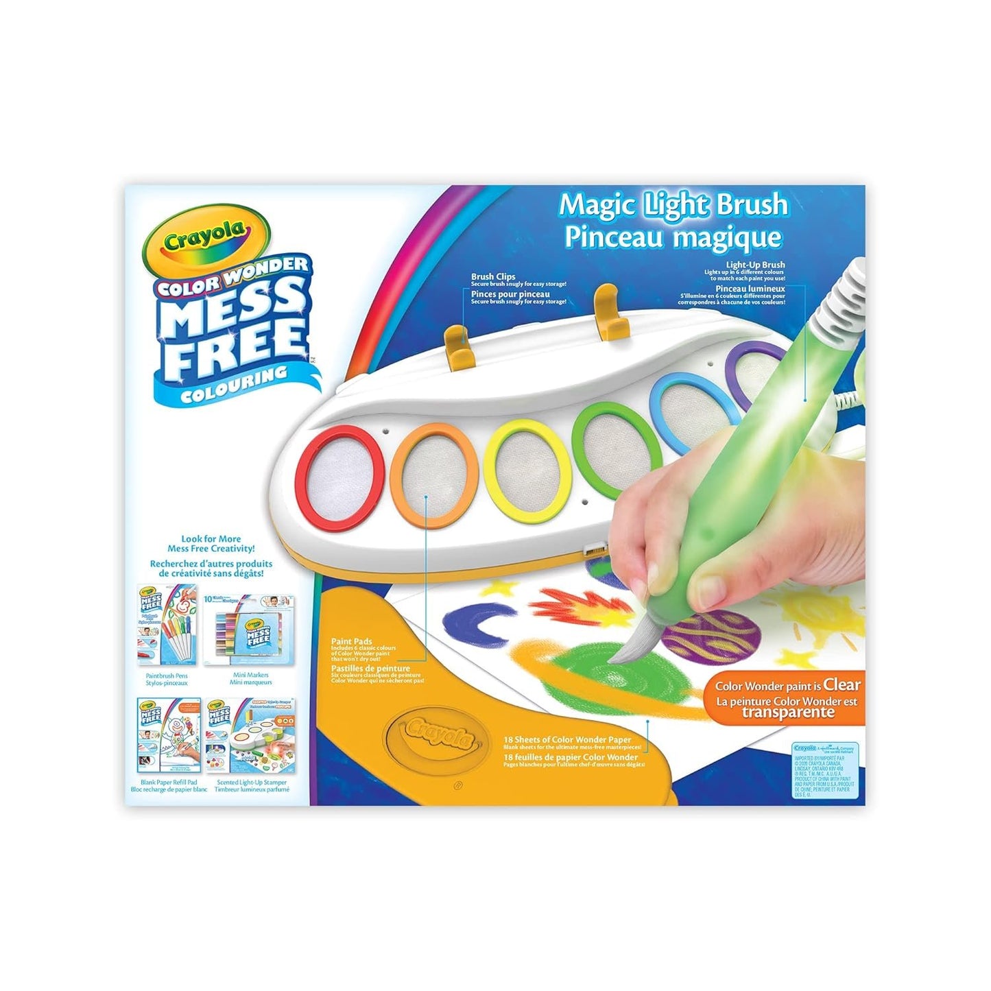 (Outer Box is Little Damage) Crayola Color Wonder Mess-Free Magic Light Brush