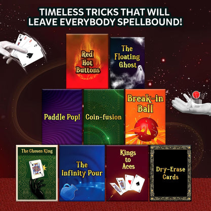 Skillmatics The Classic Magic Kit – 50 Magic Tricks for Ages 10–99