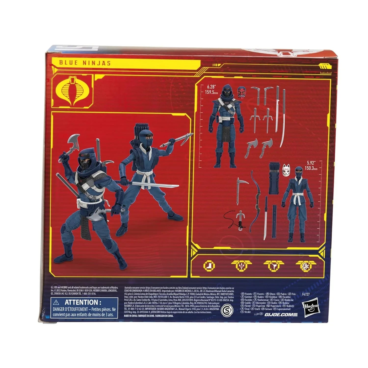 G.I. Joe Classified Series Ninja 2-Pack 6" Action Figures with Accessories - Jaiman Toys