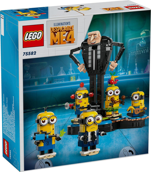 LEGO 75582 Despicable Me Gru und die Minions aus LEGO Steinen