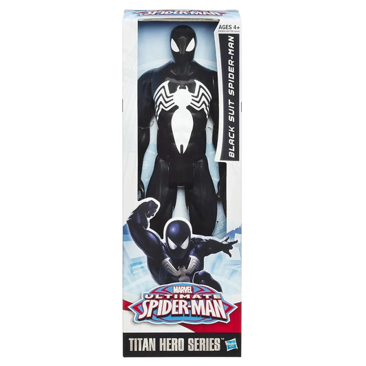 Spider-Man Marvel Ultimate Titan Hero Series Black Suit Figure - 12 Inch