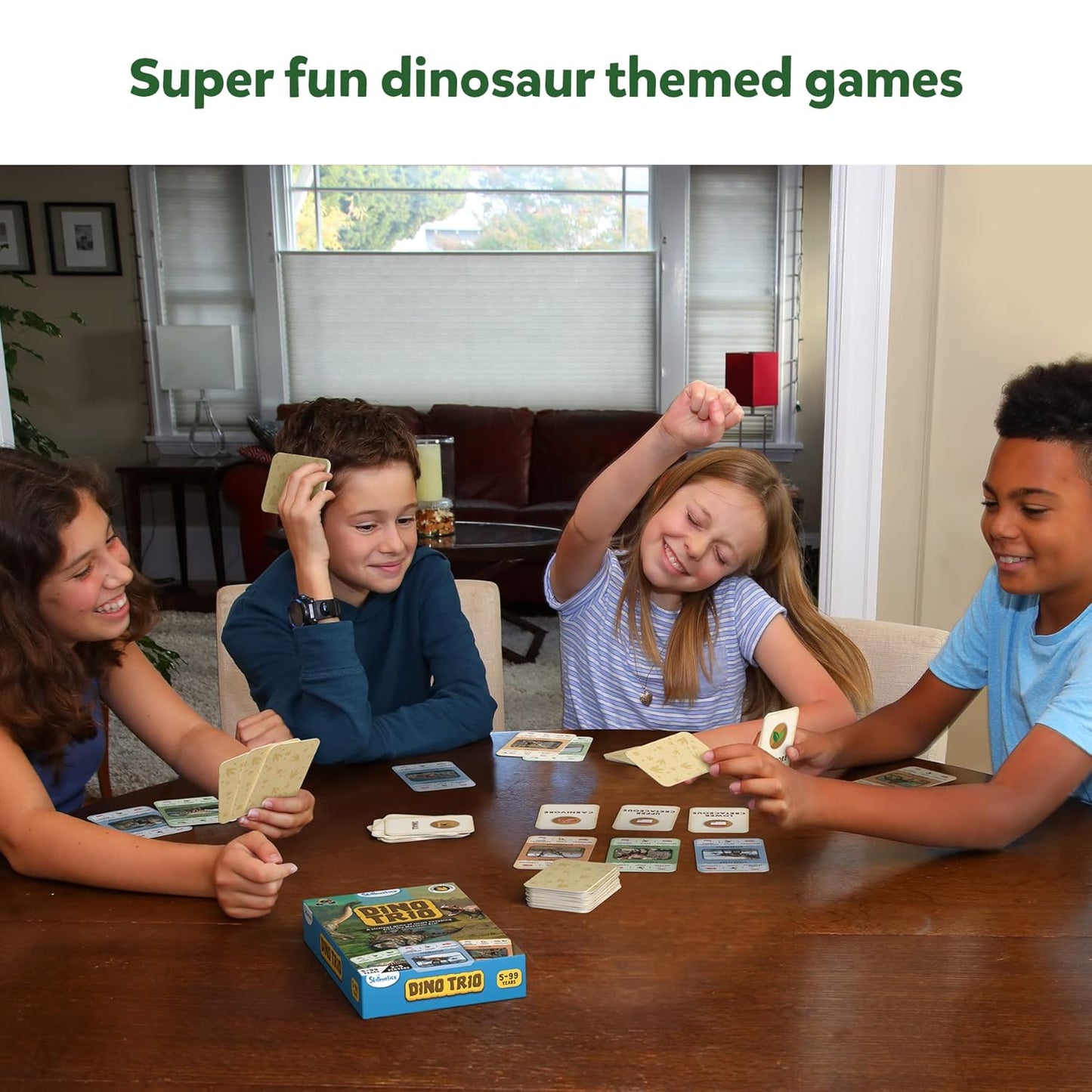 Skillmatics Ultimate Dinosaur Game Box - 3 Family Friendly Games in 1, Perfect for Kids Ages 5 and Up, Great Gift