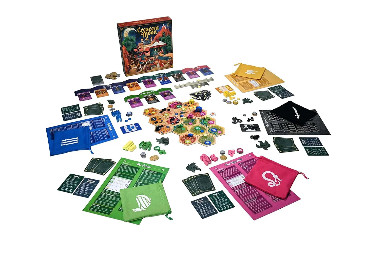 Crescent Moon – Asymmetric Area Control Board Game by Osprey Games - Jaiman Toys