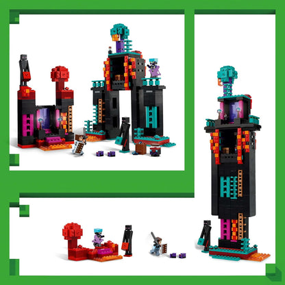 LEGO Minecraft The Enderman Tower Toy for Kids, Gamer Gift 21279 Building Blocks Toys for 9+ Gift for Boys and Girls