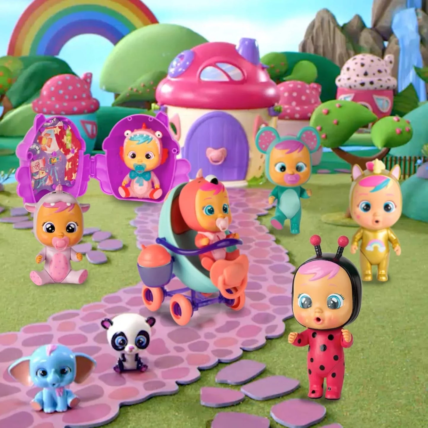 Cry Babies Magic Tears Golden Edition – Surprise Mini Collectible Dolls with Real Tears & Accessories