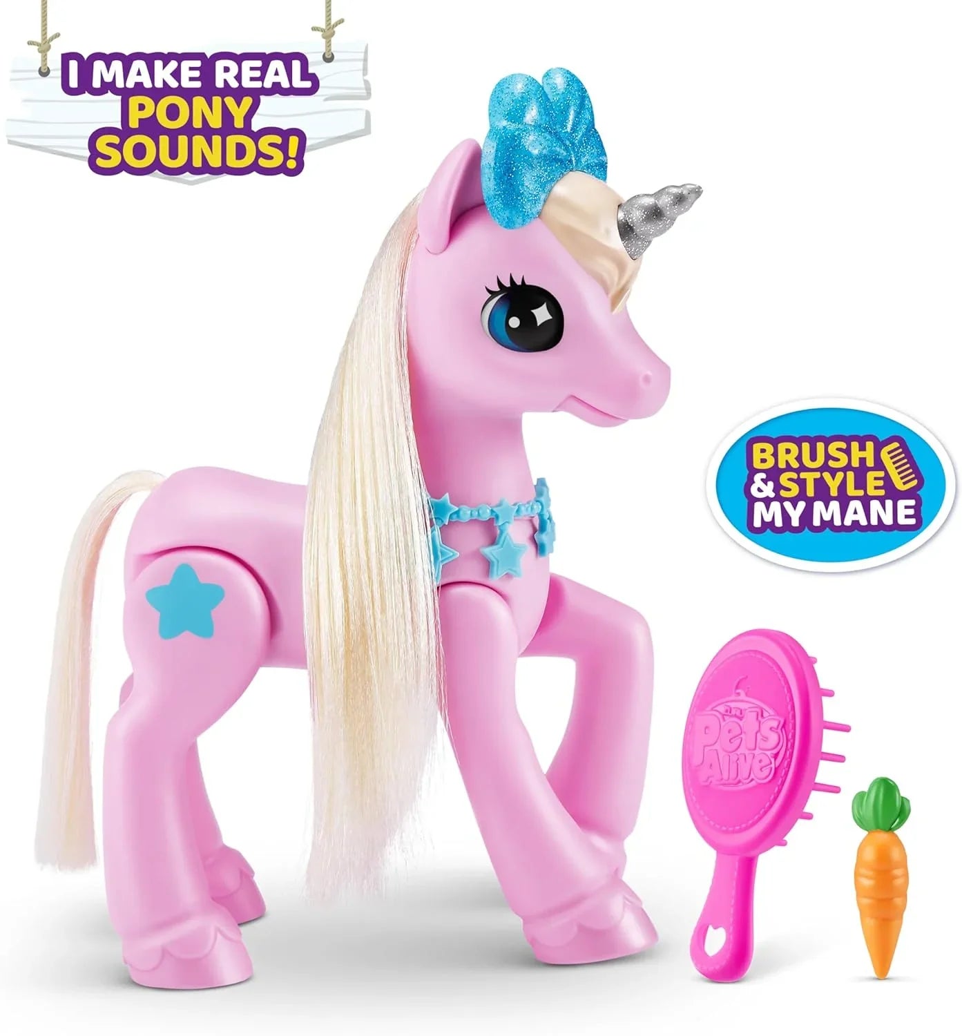 Pets Alive My Magical Unicorn and Stable Battery Powered Interactive Robotic Toy Playset by ZURU - Jaiman Toys