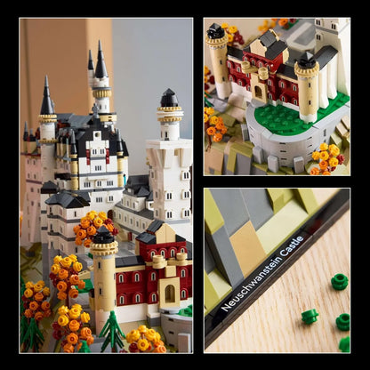 LEGO 21063 Neuschwanstein Castle Architecture Set, 2,000+ Pieces, Collectible Landmark ,For Adults