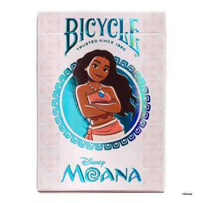 Bicycle Disney Moana Playing Cards – Poker Size Deck with Air-Cushion Finish & Foil Tuck Box