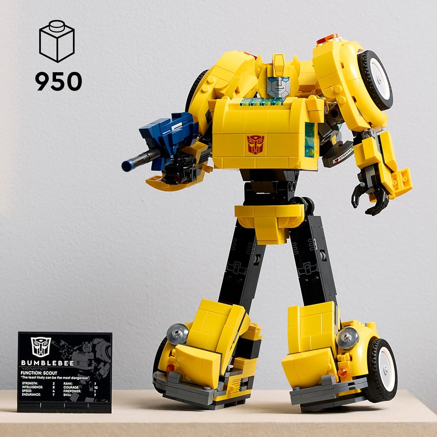 LEGO Icons Transformers Bumblebee Set 10338 Building Blocks