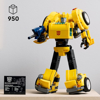 LEGO Icons Transformers Bumblebee Set 10338 Building Blocks