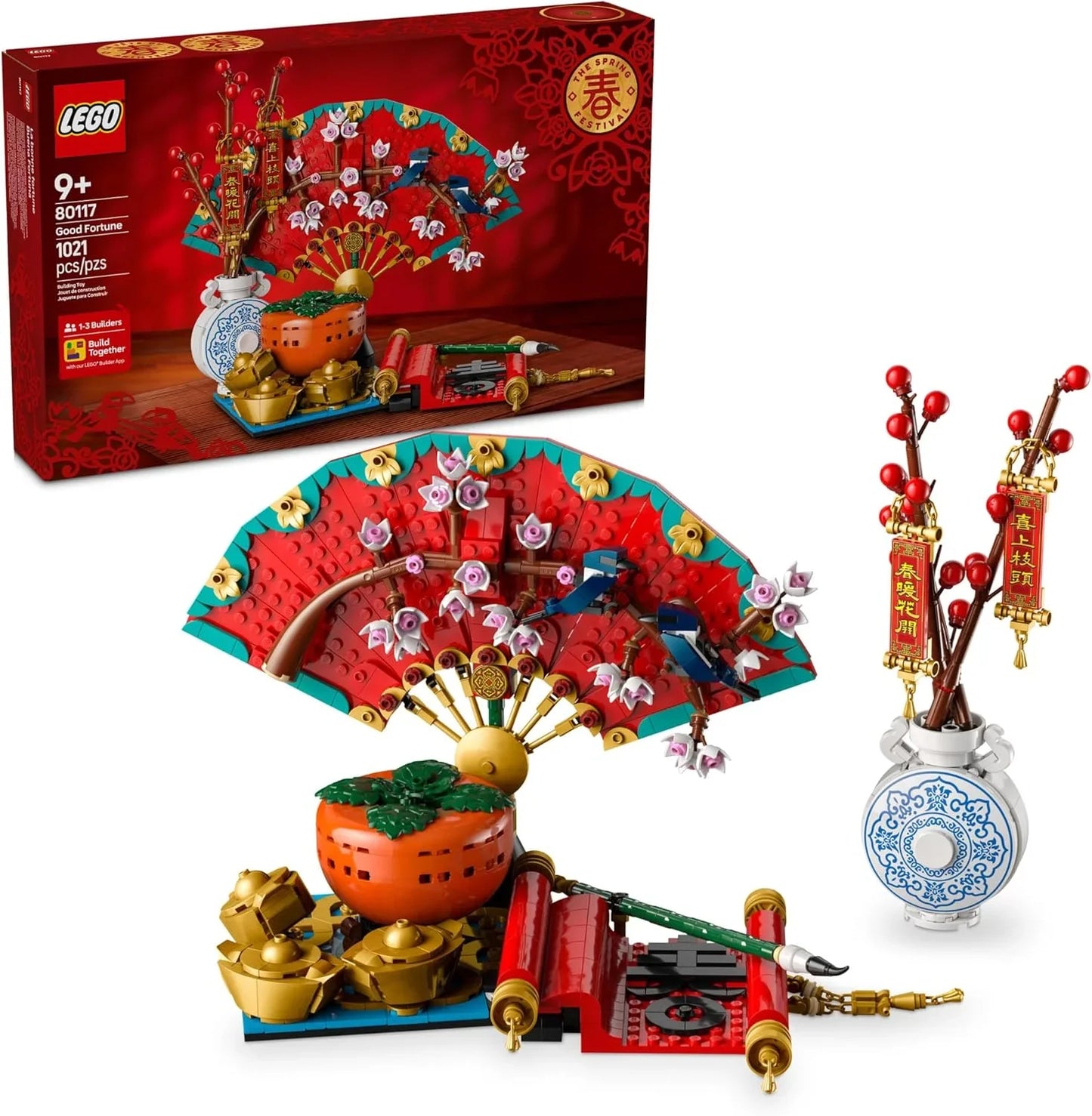 LEGO 80117 Spring Festival Good Fortune Building Set (1021 Pieces) - Jaiman Toys