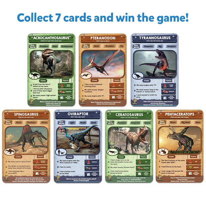 Skillmatics Card Game - Guess in 10 Dinosaurs, Perfect for Boys, Girls, Kids, and Families Who Love Toys, Board Games, Gifts for Ages 8, 9, 10 & Up