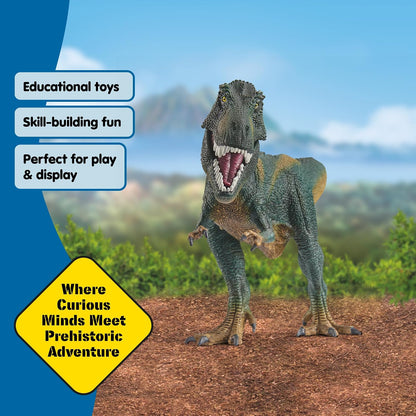 Schleich Dinosaurs - 12” T-Rex Action Figure with Moving Jaw - Realistic Tyrannosaurus Rex Dinosaur Toy for Educational Play - Durable Prehistoric Animal Figurine for Boys and Girls Ages 5+ 14587 | Dinosaur Figurine, Realistic Animal Toys