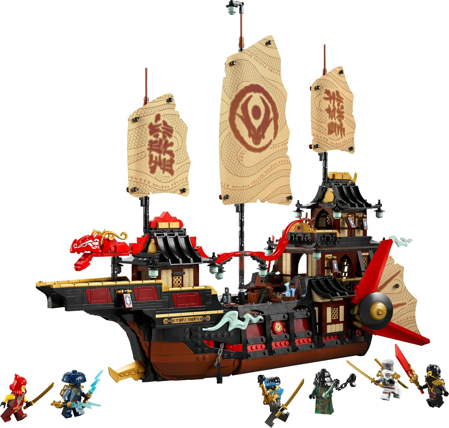 LEGO 71848 NINJAGO The Temple Bounty Building Set (2387 Pieces)