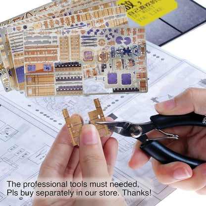 Piececool  3D Metal Puzzle Notre Dame Cathedral Paris Model – 382 Pieces – Level 5 Difficulty – Stainless Steel DIY Architecture Model Kit- Age16+